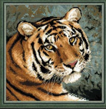 Амурский тигр Риолис 1282, цена 1 811 руб. - интернет-магазин Мадам Брошкина