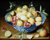 Натюрморт с лимонами, апельсинами и гранатами Grafitec 12.989