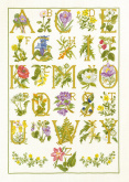 Цветочный алфавит, АВС Permin 90-9000