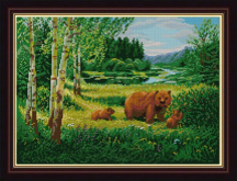 Пейзаж с медведями Конёк 1233