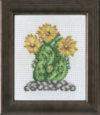 Кактус с желтым цветком Permin 13-7442