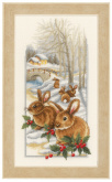 Кролики на снегу Vervaco PN-0150174