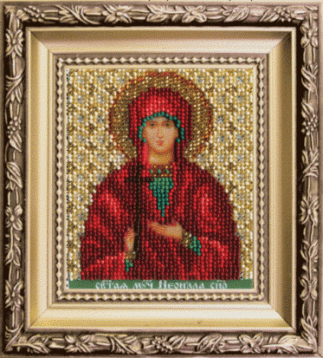 Икона святой мученицы Неониллы Чаривна Мить Б-1219, цена 550 руб. - интернет-магазин Мадам Брошкина