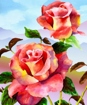 Витражные розы Колор кит KB002, цена 714 руб. - интернет-магазин Мадам Брошкина