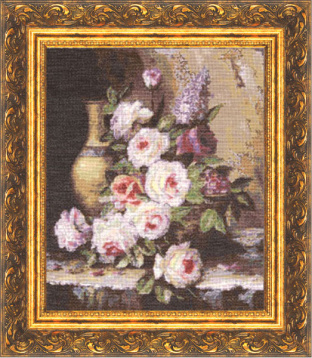 Мраморные розы Золотое руно ГН-003, цена 3 110 руб. - интернет-магазин Мадам Брошкина
