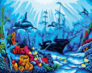 Подводный мир Grafitec 11.519, цена €13 - интернет-магазин Мадам Брошкина