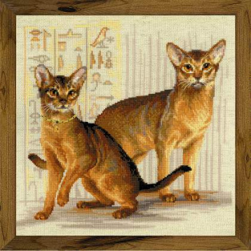 Абиссинские кошки Риолис 1671, цена 1 454 руб. - интернет-магазин Мадам Брошкина