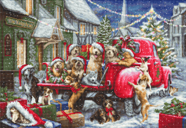 Рождество щенков Luca-s B2414, цена 5 971 руб. - интернет-магазин Мадам Брошкина