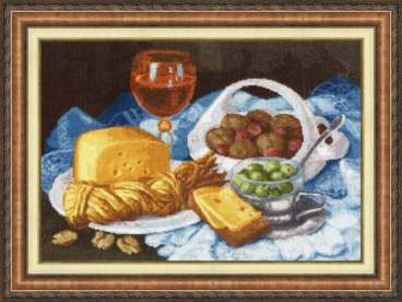 Натюрморт с сыром Золотое руно СЖ-048, цена 1 757 руб. - интернет-магазин Мадам Брошкина