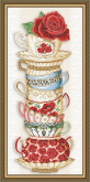 Чашки с розой Арт Соло VKA3082
