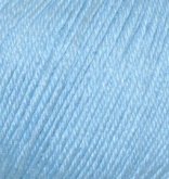 Пряжа Ализе Baby Wool цв.350 св.голубой Alize BABY.WOOL.350