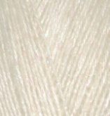 Пряжа Ализе Angora Gold Simli цв.067 молочно-бежевый Alize ANG.GOLD.SIM.067