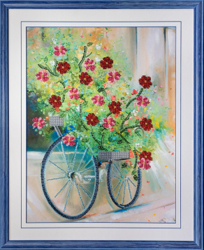Цветочный велосипед Ажур Б-0026, цена 1 212 руб. - интернет-магазин Мадам Брошкина