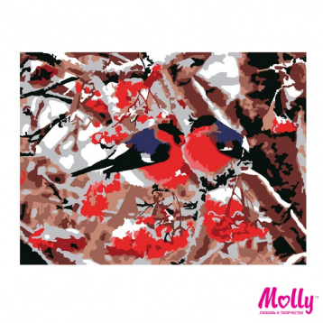 Снегири Molly KH0755, цена 383 руб. - интернет-магазин Мадам Брошкина