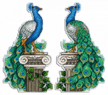 Королевский павлин Жар-птица Р-574, цена 628 руб. - интернет-магазин Мадам Брошкина