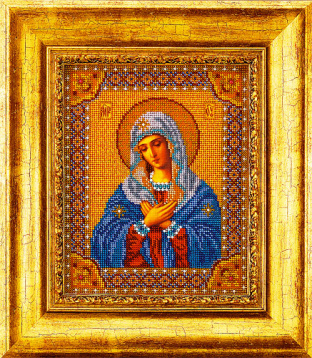 Умиление Богородица Кроше В-153, цена 1 405 руб. - интернет-магазин Мадам Брошкина