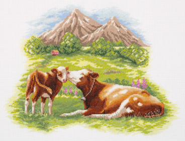 Мать и дитя. Коровы Panna J-7242, цена 1 339 руб. - интернет-магазин Мадам Брошкина