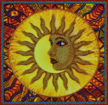 Ритмы солнца Картины Бисером Р-152, цена 2 157 руб. - интернет-магазин Мадам Брошкина
