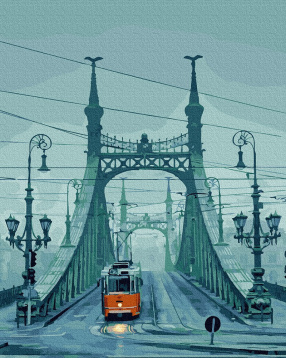 Будапешт. Мост свободы Molly KH0935, цена 1 168 руб. - интернет-магазин Мадам Брошкина