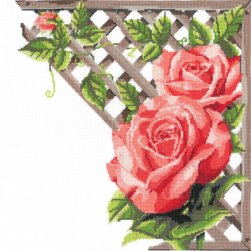 Ветвистая красная роза Нитекс 0248, цена 923 руб. - интернет-магазин Мадам Брошкина