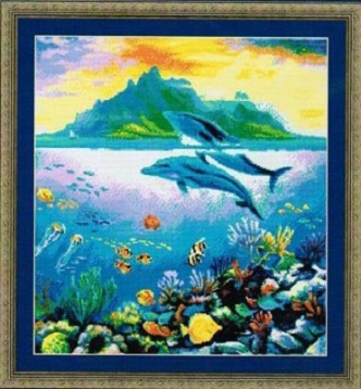 Рай дельфинов Kustom Krafts 98517, цена $54 - интернет-магазин Мадам Брошкина