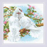 Белые голуби Риолис 1856