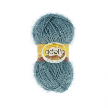 Пряжа Аделия Brilliant цв.15 серо-голубой Adelia 16323223492, цена 907 руб. - интернет-магазин Мадам Брошкина