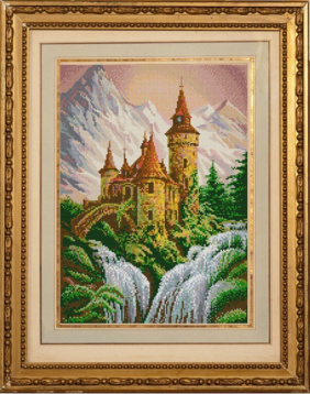 Замок в горах Конёк 1229, цена 413 руб. - интернет-магазин Мадам Брошкина
