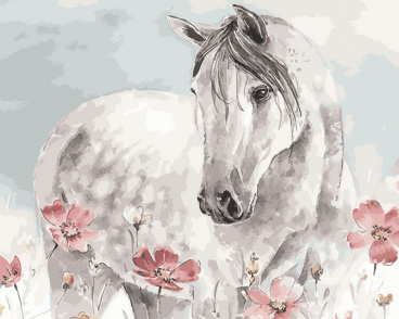 Белая лошадь Color kit GX27355, цена 825 руб. - интернет-магазин Мадам Брошкина