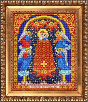 Пресвятая Богородица Прибавление ума Благовест И-4030, цена 183 руб. - интернет-магазин Мадам Брошкина