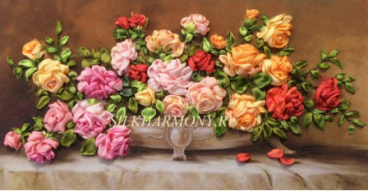 Винтажные розы Шелковая гармония 78100, цена 2 282 руб. - интернет-магазин Мадам Брошкина