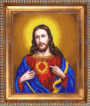 Открытое сердце Иисуса Благовест К-4031, цена 183 руб. - интернет-магазин Мадам Брошкина