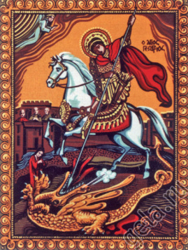 Святой Георгий Soulos D.1801, цена 1 724 руб. - интернет-магазин Мадам Брошкина