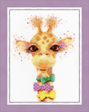 Влюблённый жираф Золотое руно Д-061, цена 1 550 руб. - интернет-магазин Мадам Брошкина