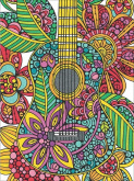 Цветущая гитара (карандаш) Dimensions 73-91537