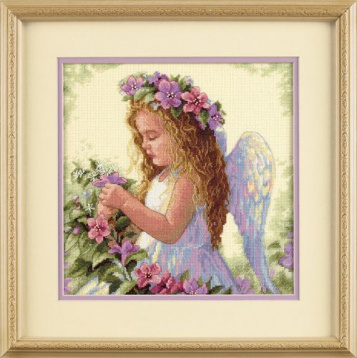 Цветочный ангел Dimensions 35229, цена 2 698 руб. - интернет-магазин Мадам Брошкина