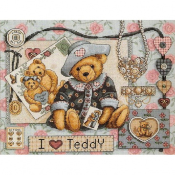 Я люблю Тедди Classic design 4350, цена 3 454 руб. - интернет-магазин Мадам Брошкина