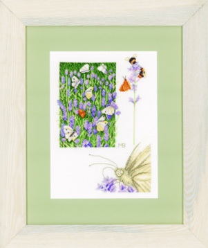 Lavender field with butterfly   Lanarte PN-0147505, цена 2 385 руб. - интернет-магазин Мадам Брошкина