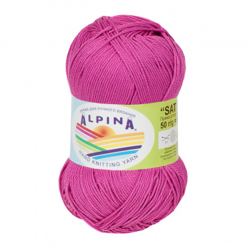 Пряжа Альпина Sati цв.168 яр.розовый Alpina 14085534982, цена 2 156 руб. - интернет-магазин Мадам Брошкина