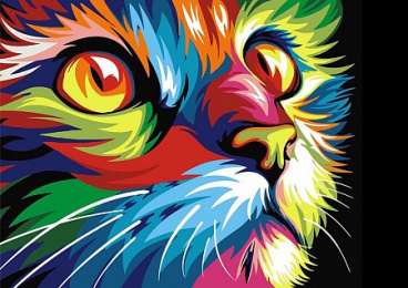 Радужный кот Гpанни Ag478, цена 1 766 руб. - интернет-магазин Мадам Брошкина