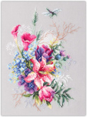 Тюльпаны и лилия Чудесная Игла 101-302