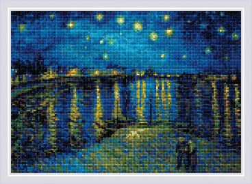 Звездная ночь над Роной Риолис AM0044, цена 2 072 руб. - интернет-магазин Мадам Брошкина