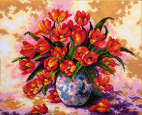 Тюльпаны в вазе Алмазная живопись АЖ.318