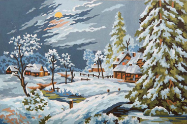 Снежный пейзаж Grafitec 6.294, цена €6 - интернет-магазин Мадам Брошкина