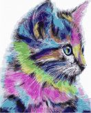 Разноцветная кошка Цветной MG2077