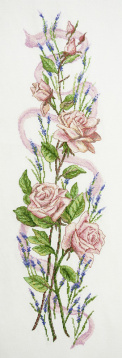 Розы и лаванда Марья Искусница 14.002.04, цена €19 - интернет-магазин Мадам Брошкина