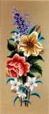 Канва жесткая с рисунком "Весенние цветы", 2 картинки Soulos 18.622