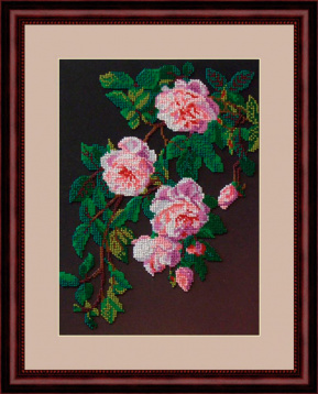Розовые розы Galla Collection Л328, цена 2 041 руб. - интернет-магазин Мадам Брошкина