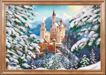 Зимний замок Магия канвы КС-010, цена 496 руб. - интернет-магазин Мадам Брошкина