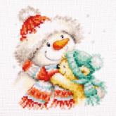 Снеговик и мишка Алиса 0-205